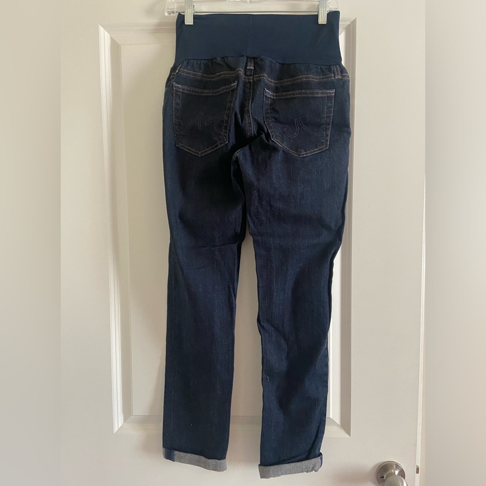 A pea in the pod Adriano goldschmied dark wash skinny jeans maternity